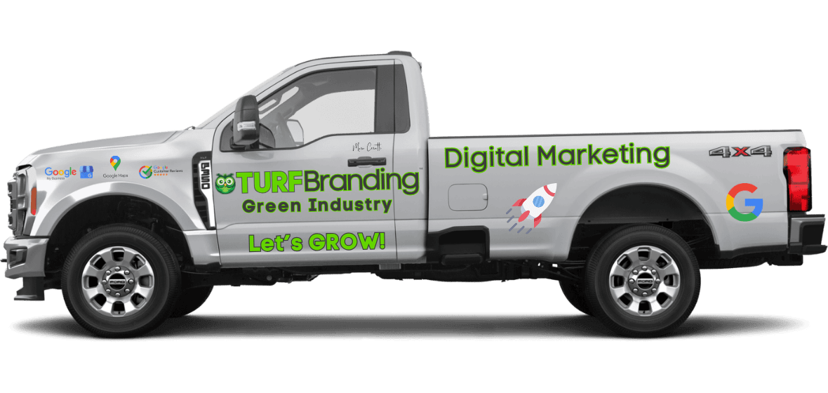 Turf Branding Service truck