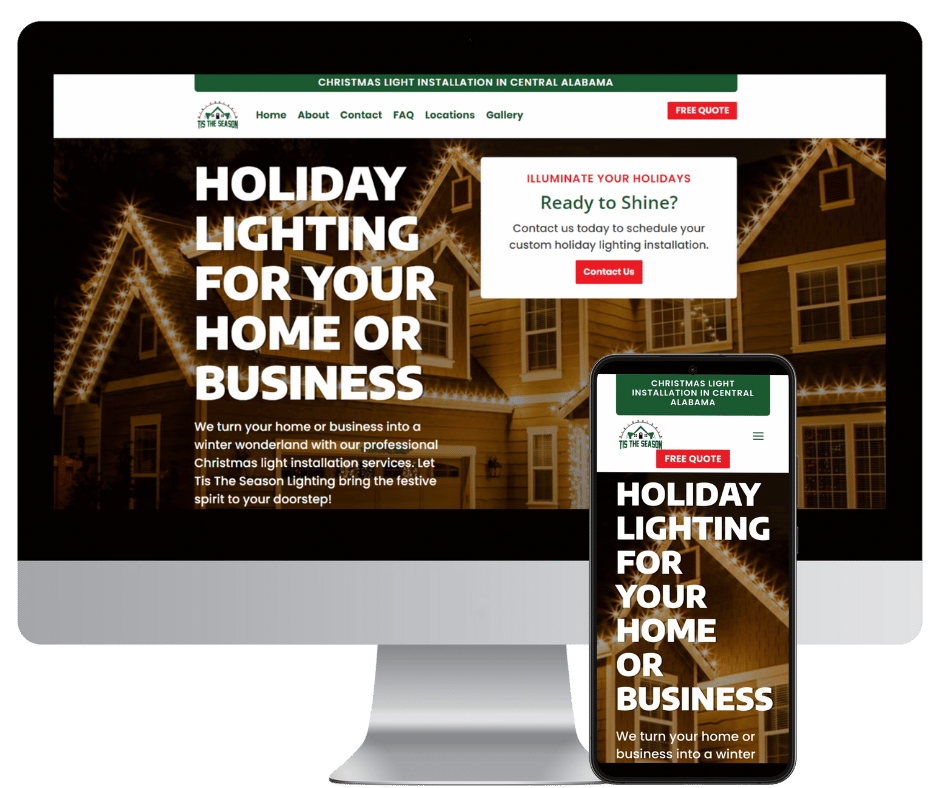 Tis The Season Lighting Website